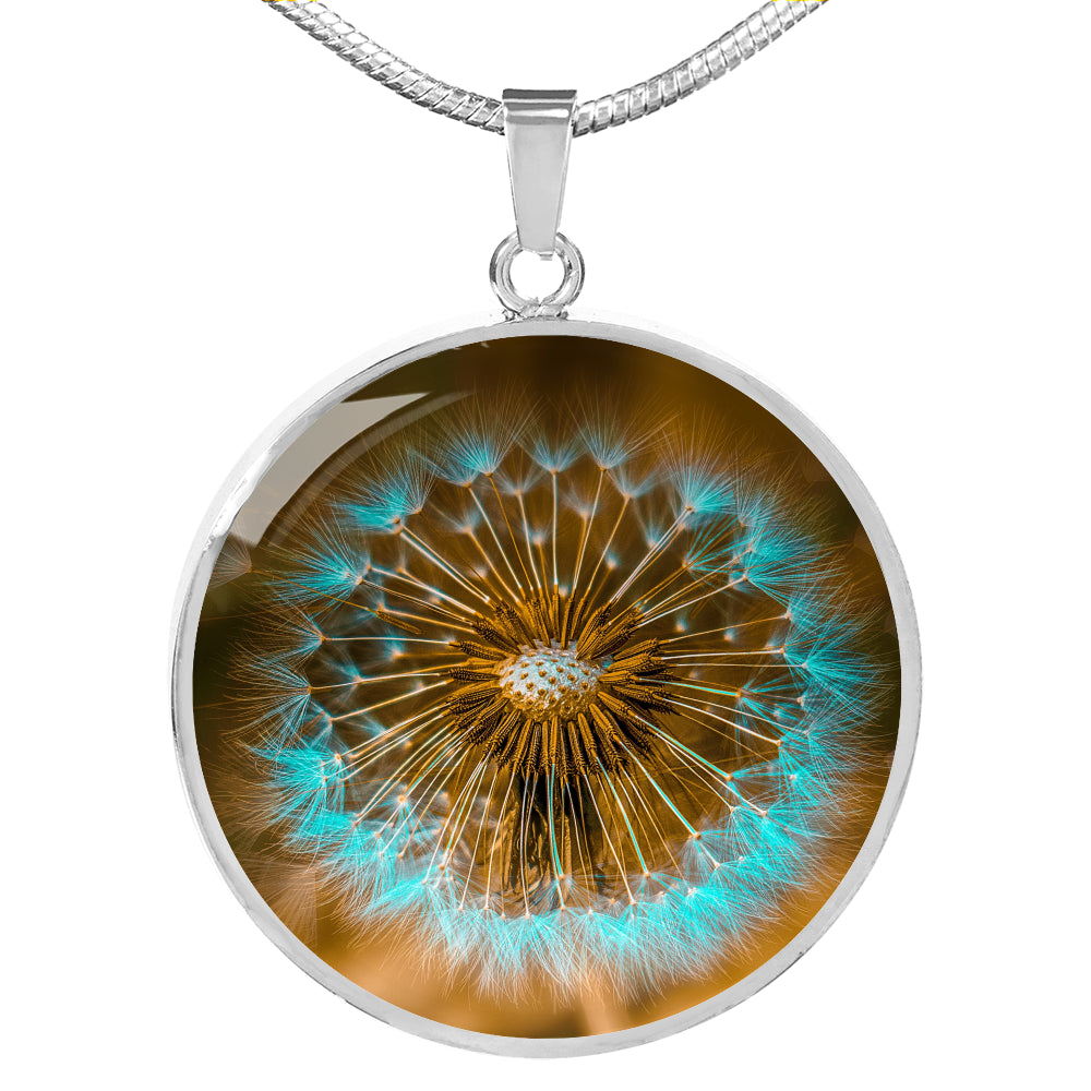 Dandelion Necklace - Birthday gift for her - Anniversary gift for her