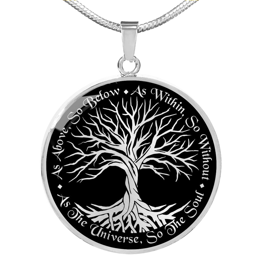 Wicca Tree Of Life Necklace