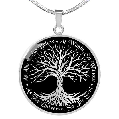 Wicca Tree Of Life Necklace