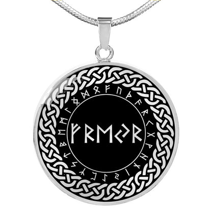 Freyr Pendant - Freyr runes Necklace