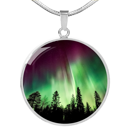 Aurora borealis necklace - Northern lights Necklace