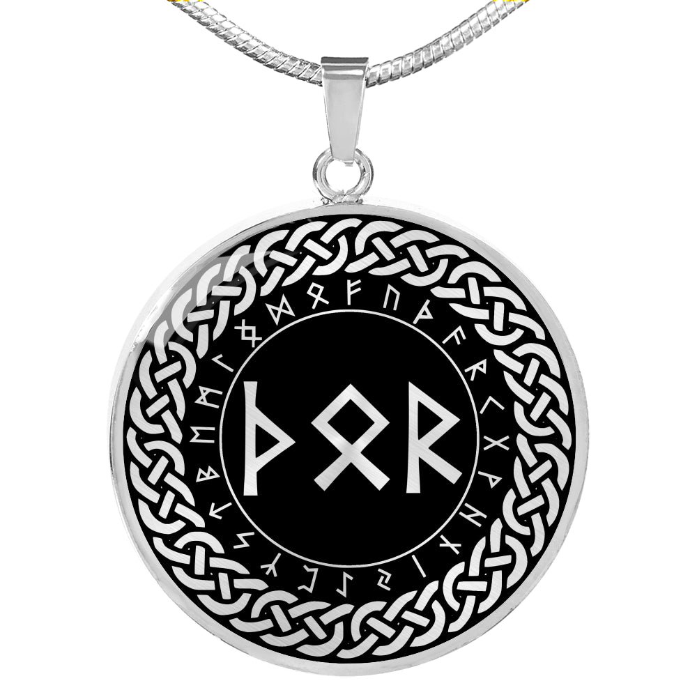 Thor Pendant - Thor Runes Necklace