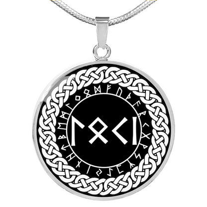 Loki Pendant - Loki Runes Necklace