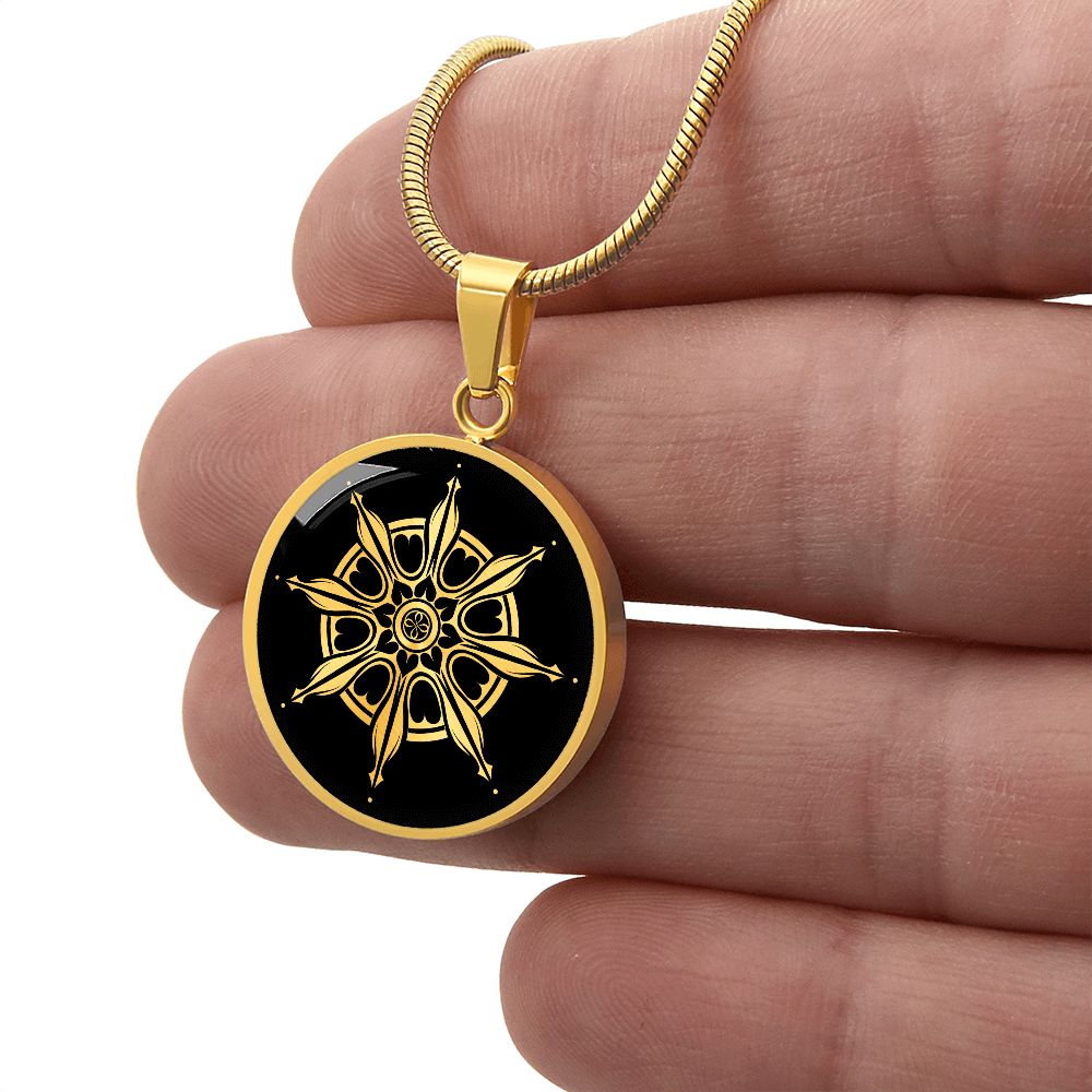 Dharma Wheel Necklace