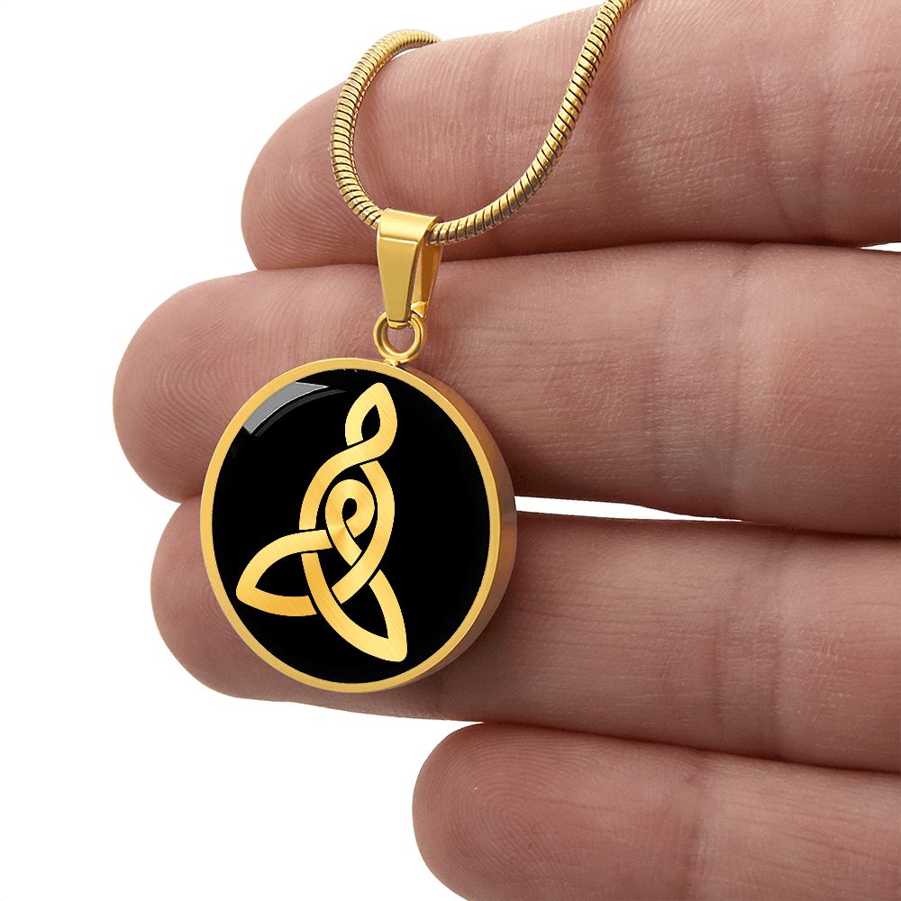 Mother Child Celtic Knot Necklace