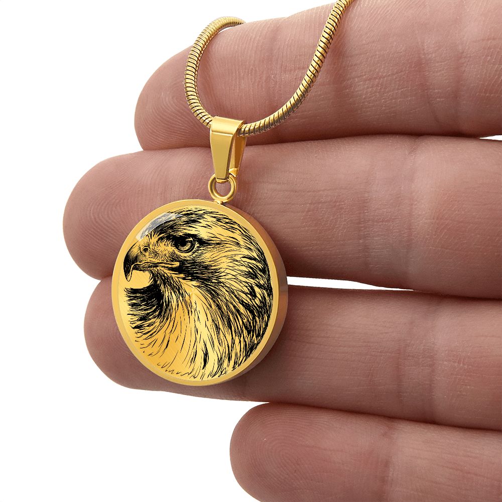 Red Tailed Hawk Necklace