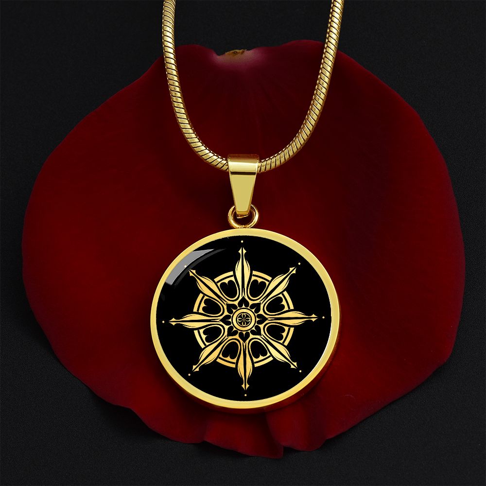 Dharma Wheel Necklace