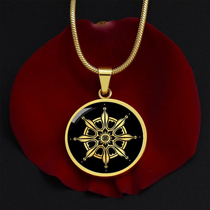 Dharma Wheel Necklace