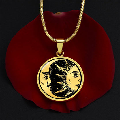 Sun and Moon Necklace