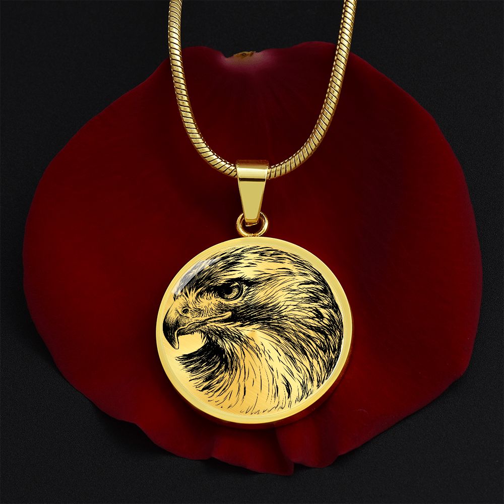 Red Tailed Hawk Necklace