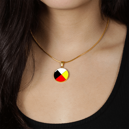 Native American Medicine Wheel Necklace