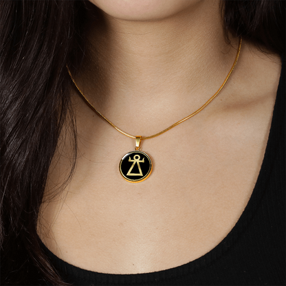 Goddess Tanit Symbol Necklace