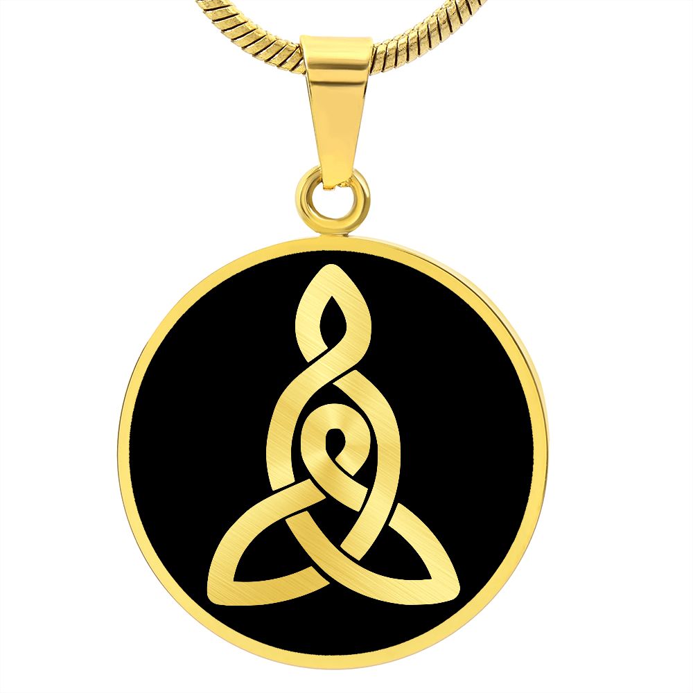 Mother Child Celtic Knot Necklace