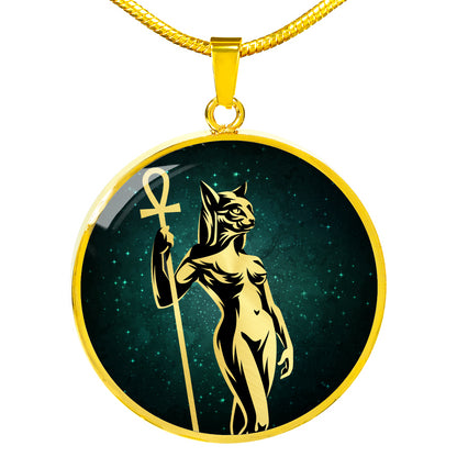 Bastet Necklace- Egyptian Cat Goddess