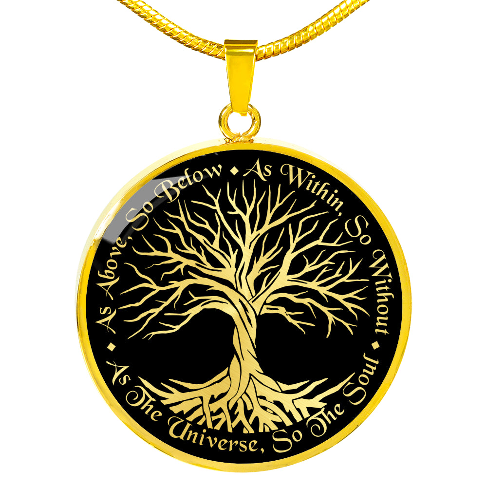 Wicca Tree Of Life Necklace