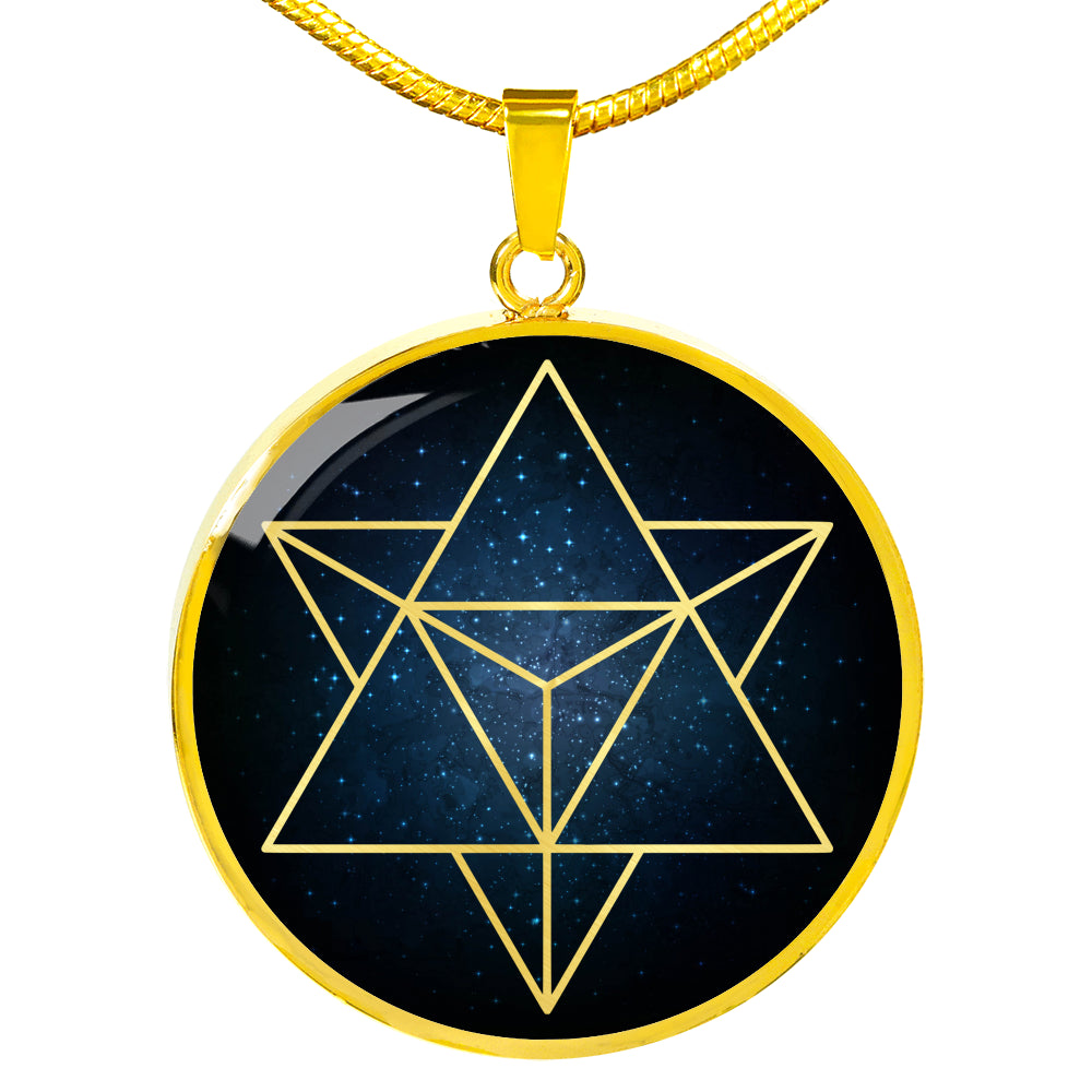 Merkaba pendant - Sacred Geometry Necklace