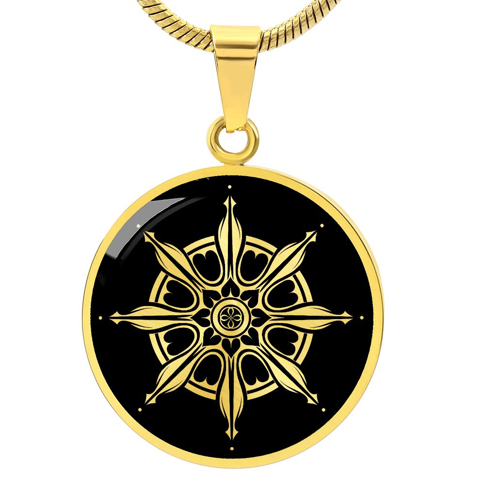 Dharma Wheel Necklace