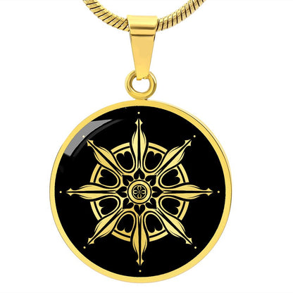 Dharma Wheel Necklace