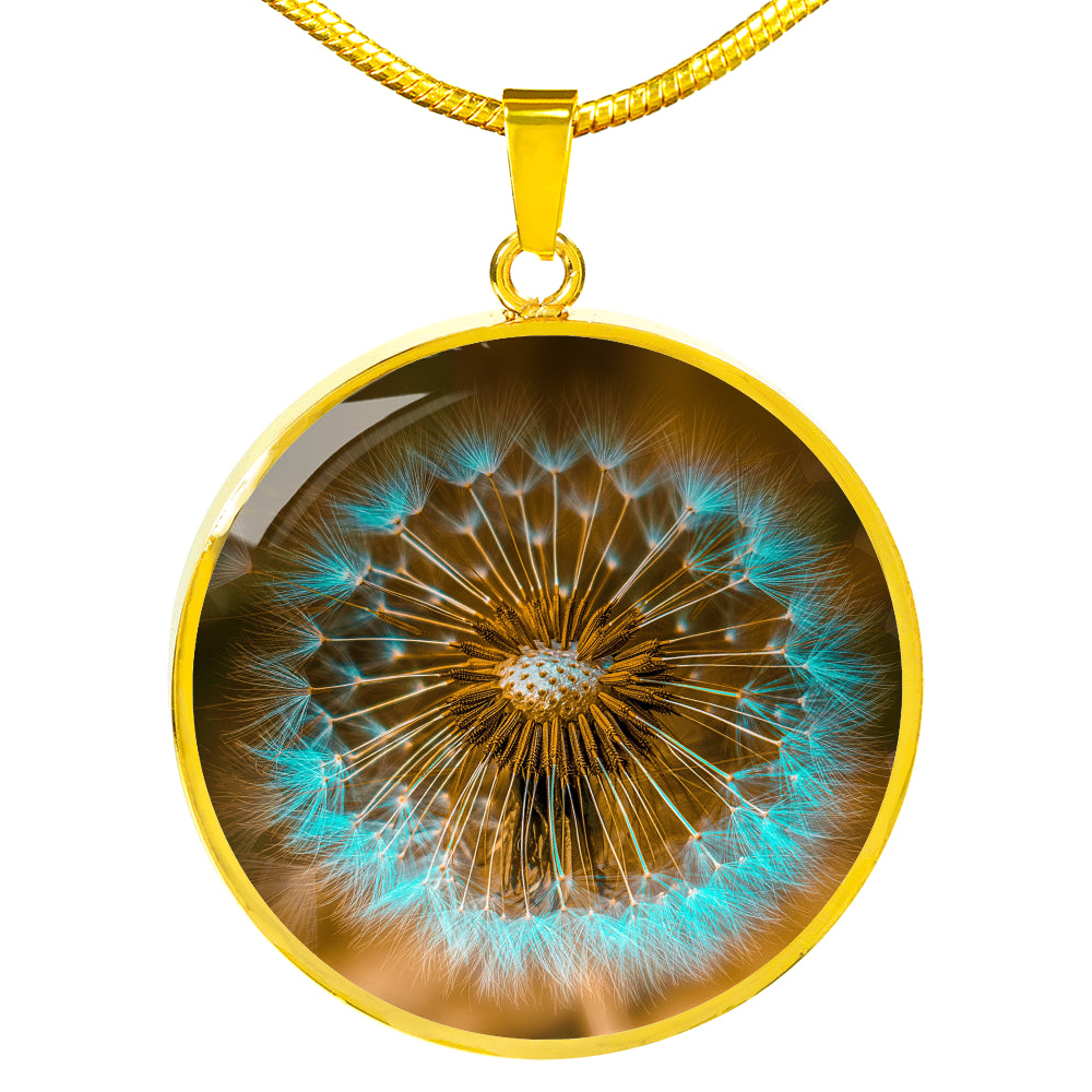 Dandelion Necklace - Birthday gift for her - Anniversary gift for her