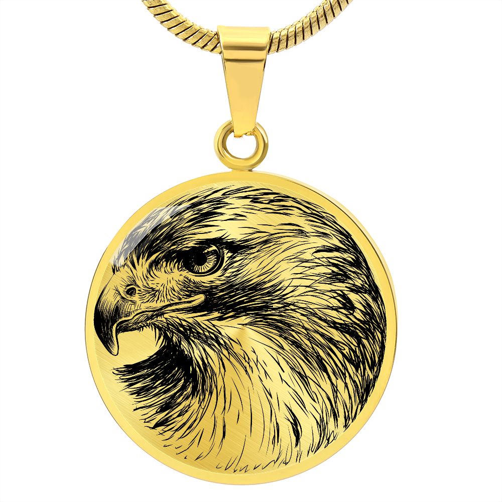 Red Tailed Hawk Necklace