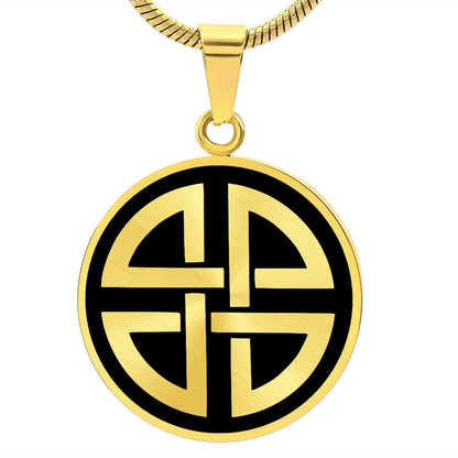 Celtic Shield Knot Necklace