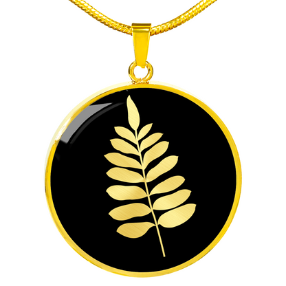 Personalized Fern Necklace - Plant Lover Gift
