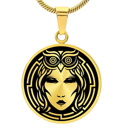 Athena Necklace - Goddess of War and Wisdom