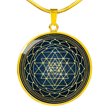 Sri Yantra Pendant - Sacred geometry