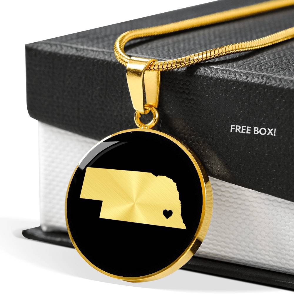 Nebraska Necklace - Nebraska Gift