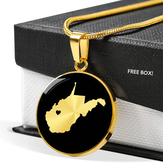 West Virginia Necklace - West Virginia Gift
