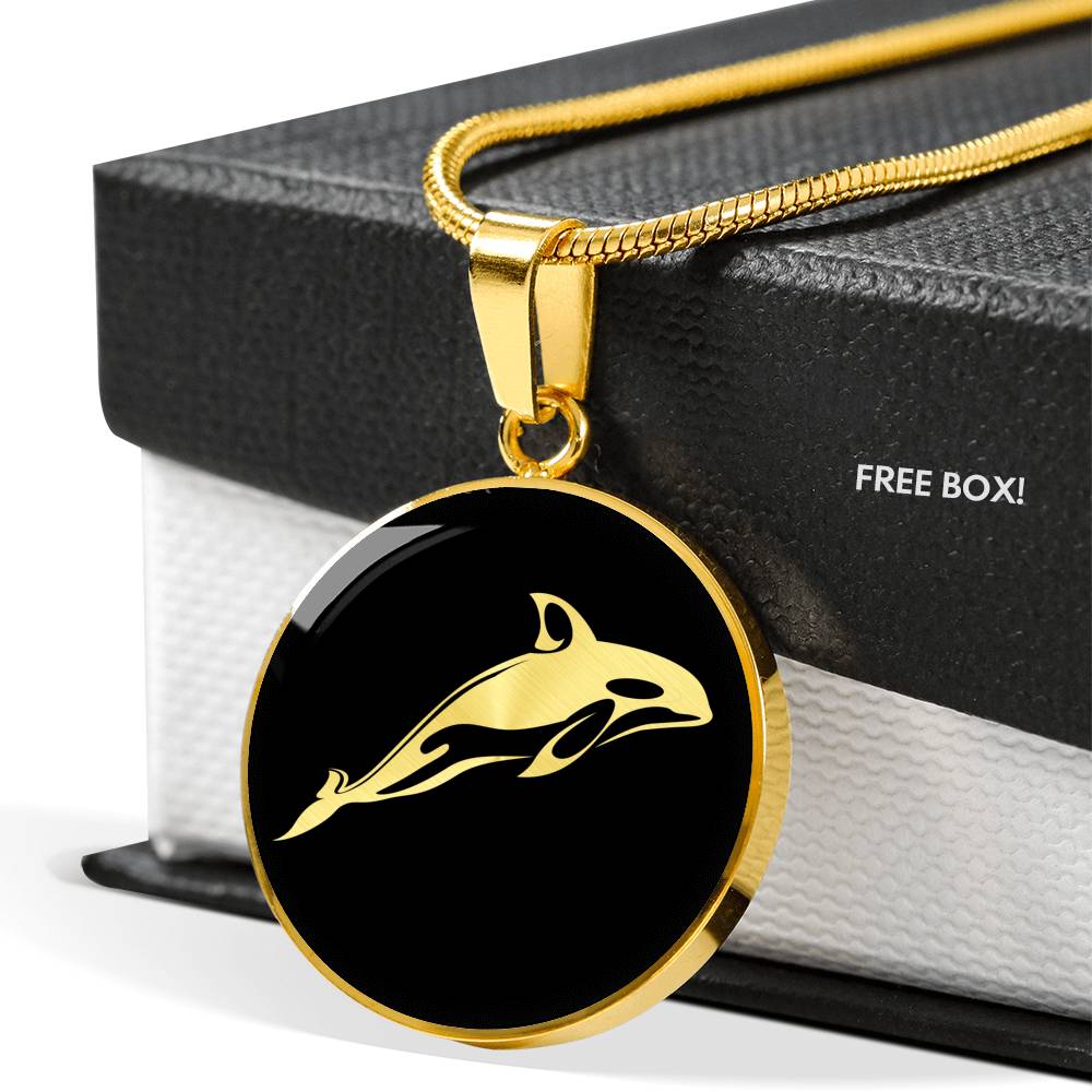 Orca Necklace - Orca Gift