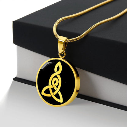 Mother Child Celtic Knot Necklace