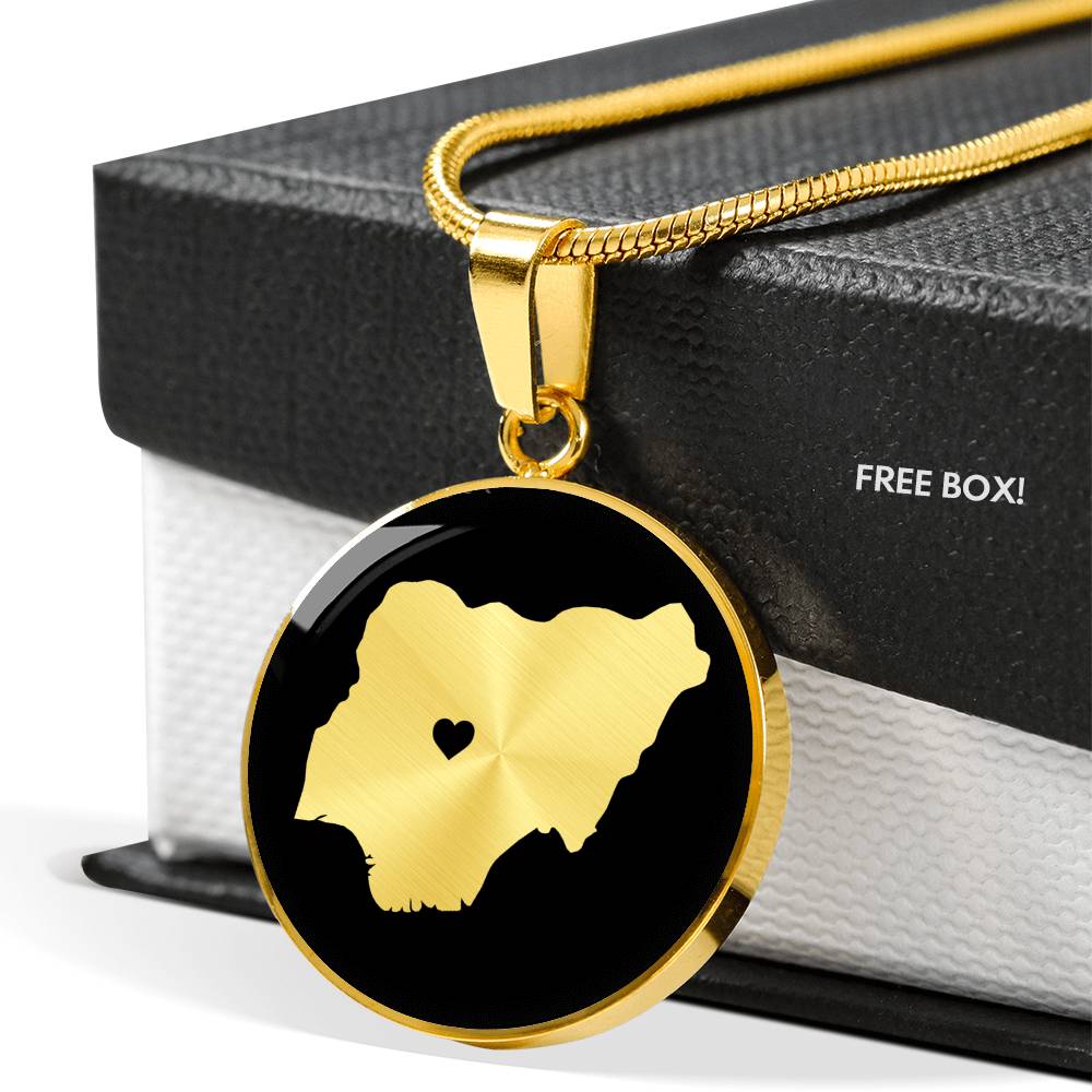 Nigeria Necklace - Nigeria Gift