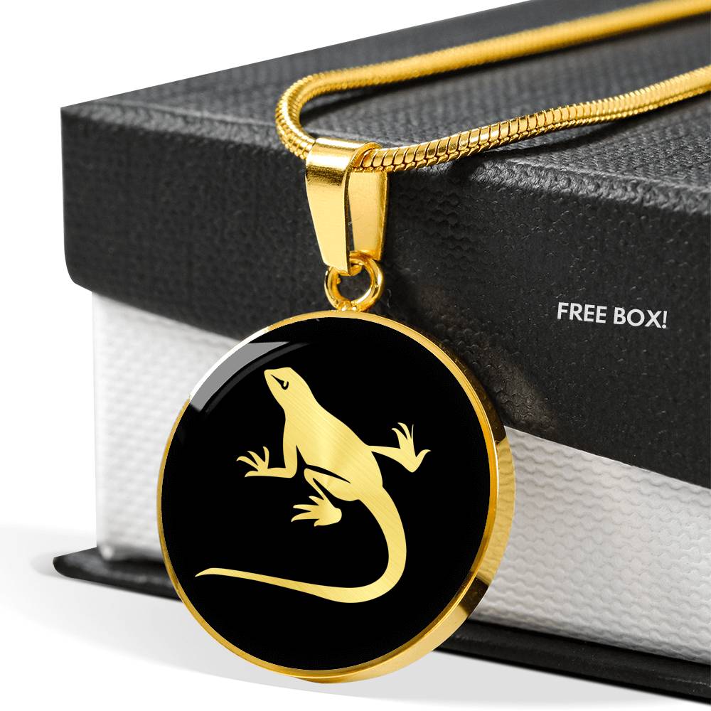 Gecko Necklace - Gecko Gift