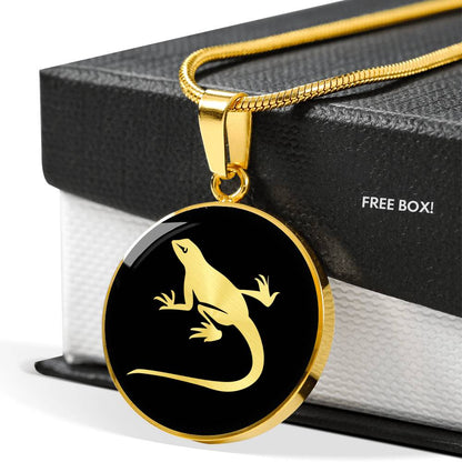 Gecko Necklace - Gecko Gift