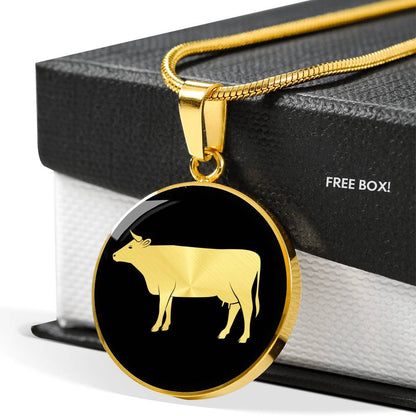 Cow Necklace - Cow Gift