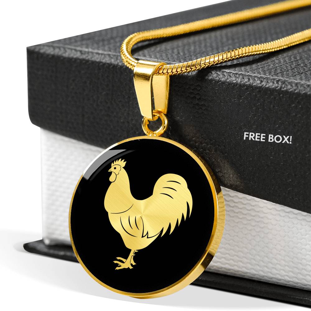 Rooster Necklace - Rooster Gift