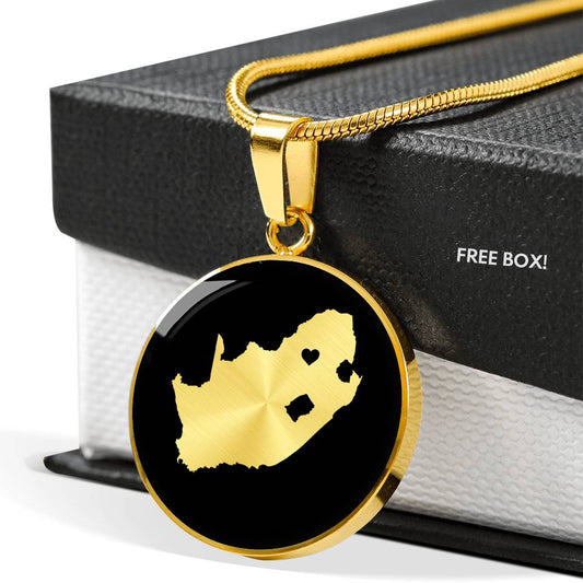 South Africa Necklace - South Africa Gift