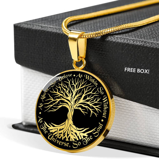 Wicca Tree Of Life Necklace