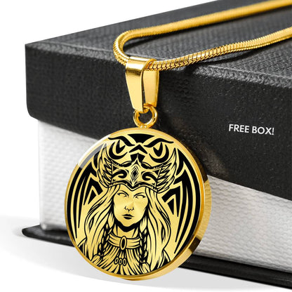 Frigg necklace - goddess of fertility, motherhood, and the household