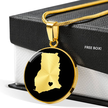 Ghana Necklace - Ghana Gift