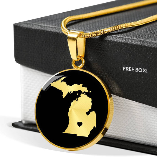 Michigan Necklace - Michigan Gift