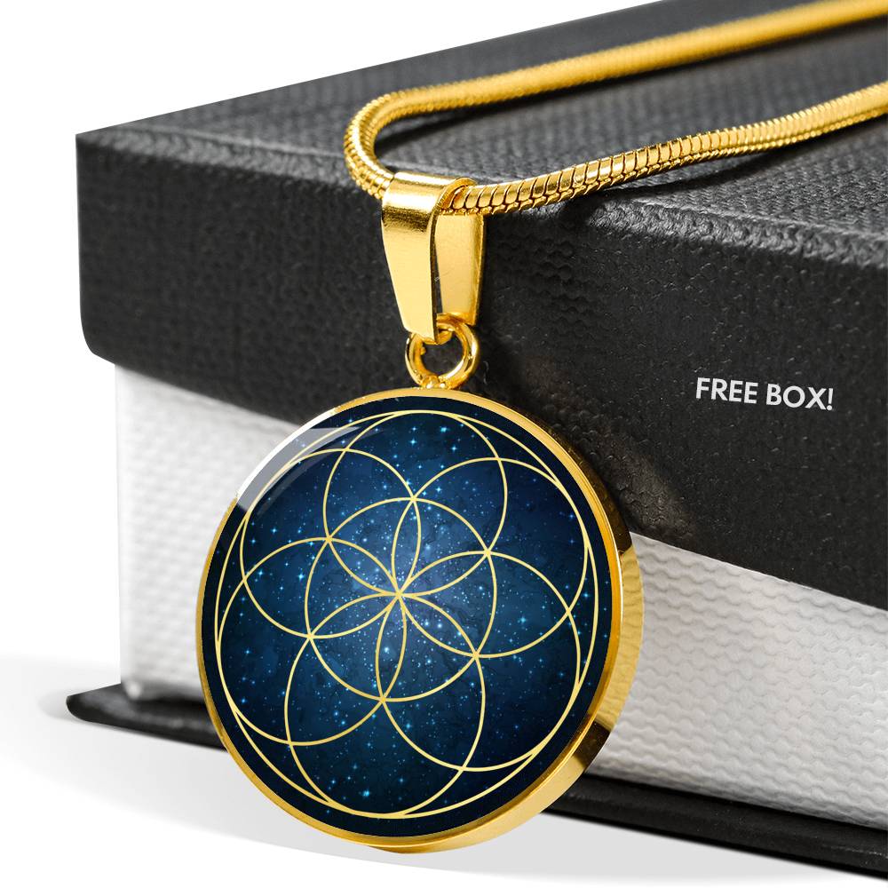 Seed Of Life Pendant - Sacred Geometry Necklace