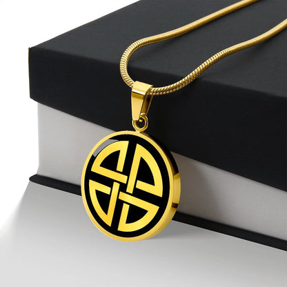 Celtic Shield Knot Necklace