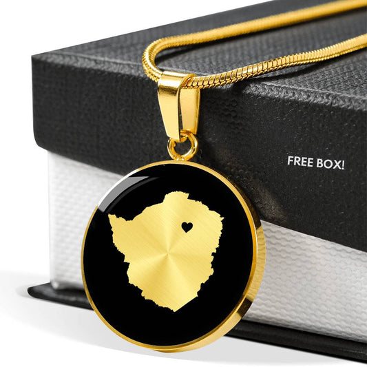 Zimbabwe Necklace - Zimbabwe Gift