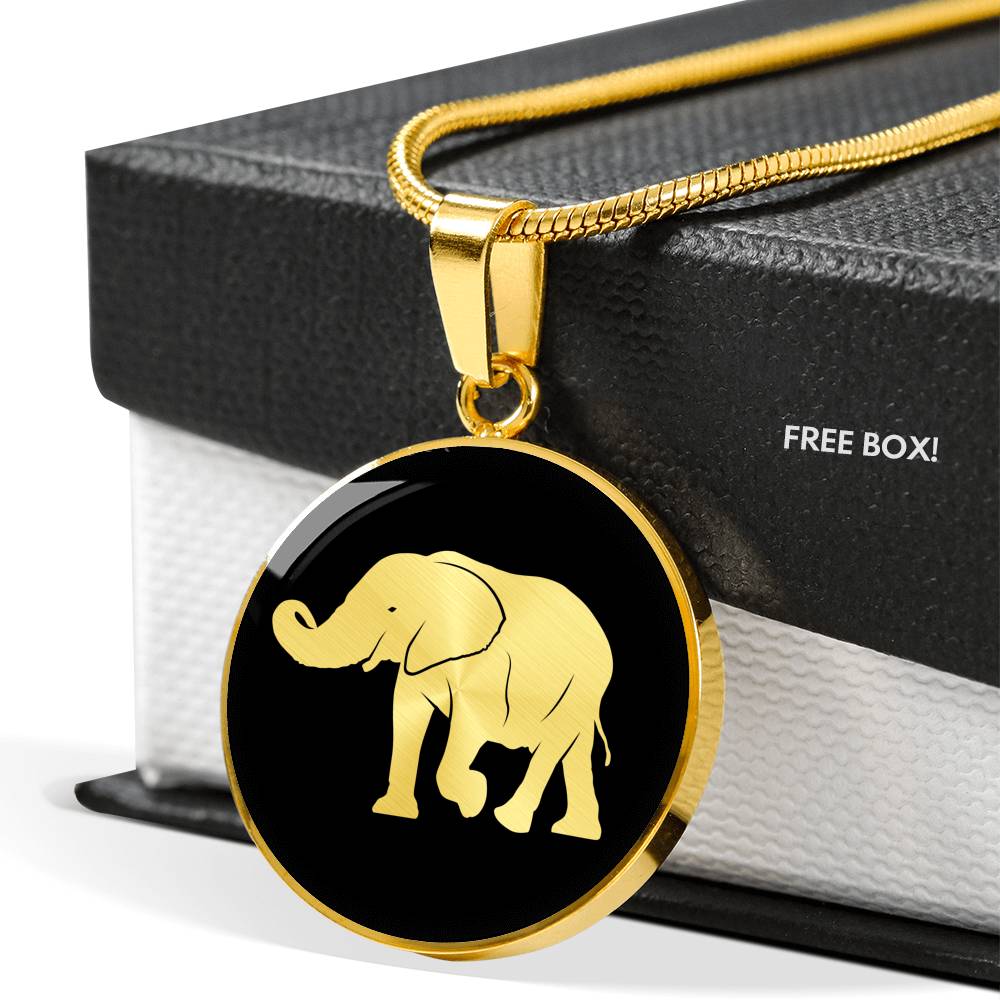 Elephant Necklace - Elephant Gift