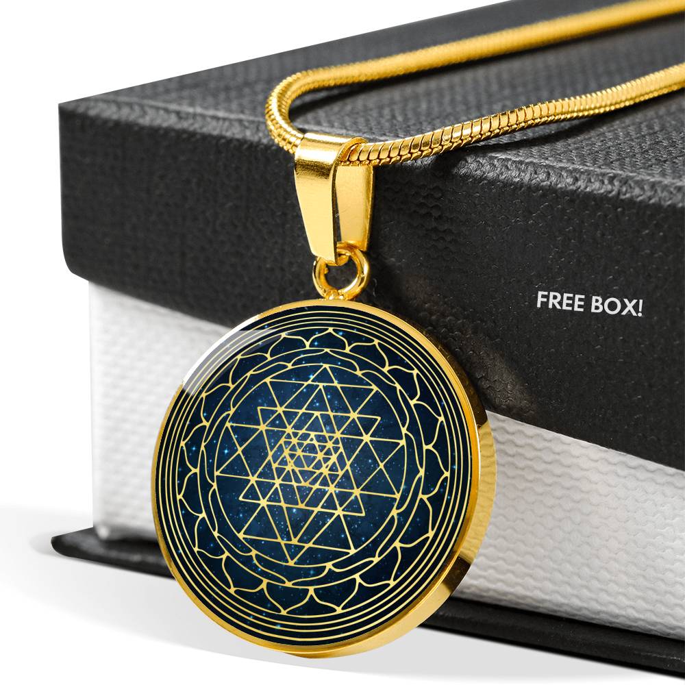Sri Yantra Pendant - Sacred geometry