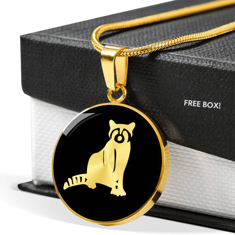 Racoon Necklace - Racoon gift