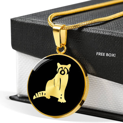 Racoon Necklace - Racoon gift