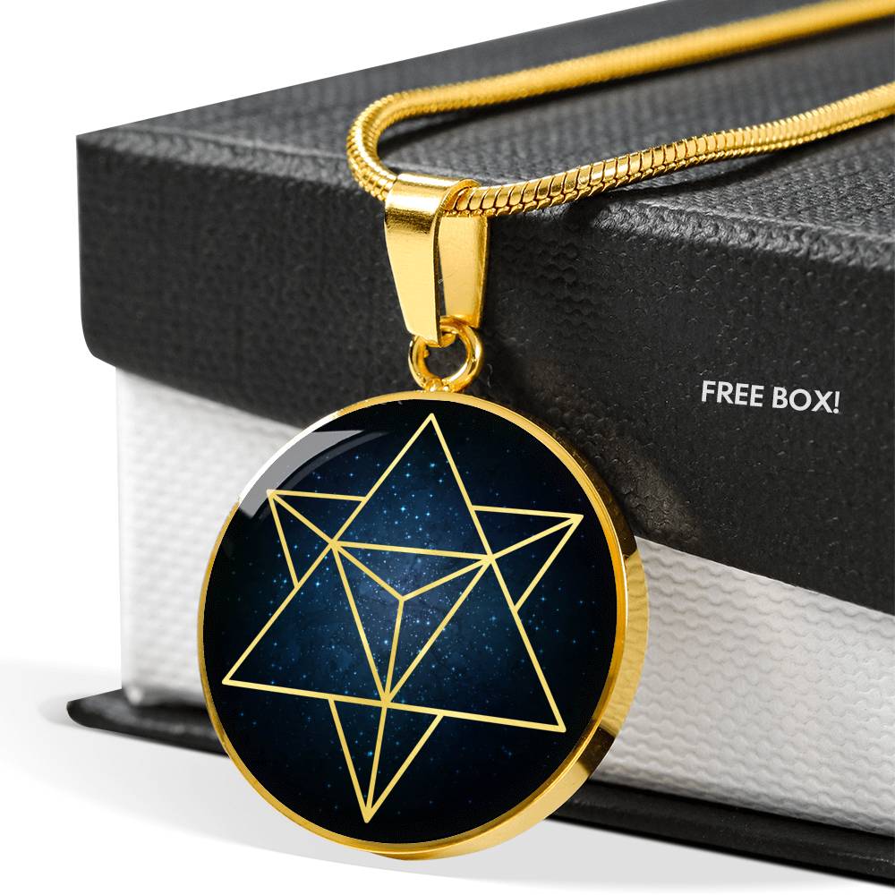 Merkaba pendant - Sacred Geometry Necklace